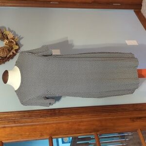 H&M Women's Short Sleeve Open Back Shift Dress Sz 6